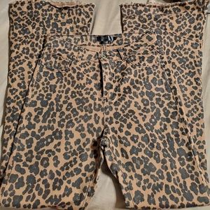 L&B cheetah flare pants